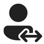 Person Swap SVG Icon